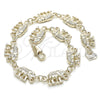 Oro Laminado Fancy Bracelet, Gold Filled Style Elephant Design, Polished, Golden Finish, 03.351.0086.08 (09 MM Thickness, 8 Inches Length)