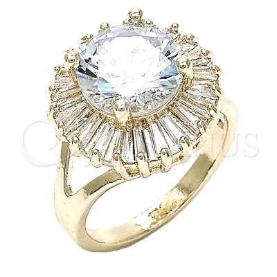 Gold Filled Gold-Filled Baguette Ring 01.210.0103.07 for wholesale, main product view