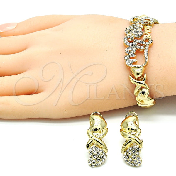 Gold Filled Ring — Necklace Bracelet and Earring Hugs and Kisses and — alternate product view — SKU 132098 | Oro Laminado anillo — Necklace Bracelet and Earring Hugs and Kisses and — SKU 132098