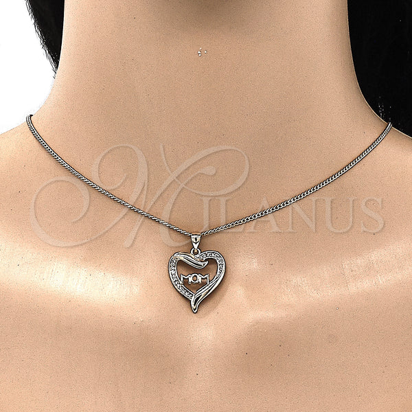 Gold Filled Ring — Earring and Pendant Adult Set Mom and Heart — alternate product view — SKU 132129 | Oro Laminado anillo — Earring and Pendant Adult Set Mom and corazón — SKU 132129