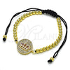 Dorado Oro Laminado Pulsera, vista 4 de la galería del producto por Mayoreo, vista adicional 4 del producto
