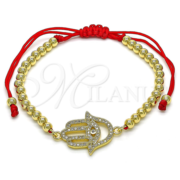 Gold Filled Bracelet — Fancy Bracelet Hand of God and Ball Design — main product view — SKU 132322 | Oro Laminado brazalete — elegante Bracelet Hand of God and Ball diseño — SKU 132322