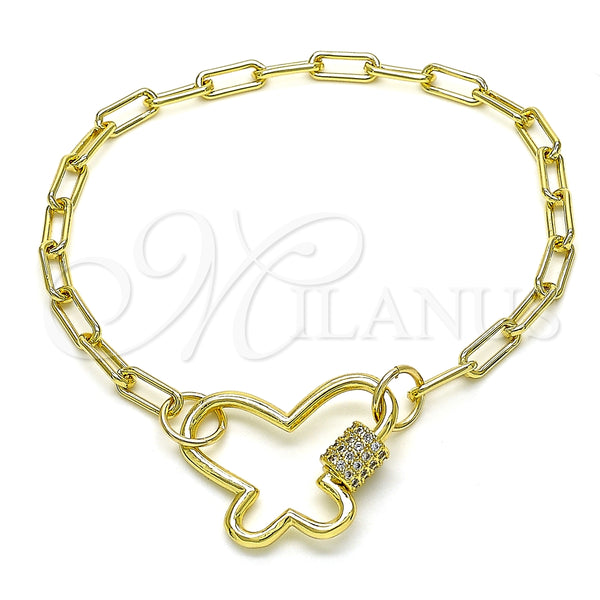 Dorado Oro Laminado Pulsera, vista principal del producto por Mayoreo, vista principal del producto