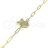 Dorado Oro Laminado Pulsera, vista 3 de la galería del producto por Mayoreo, vista adicional 3 del producto