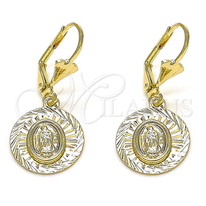 Gold Filled Ring — Dangle Earring Guadalupe Design Diamond Cutting 02. — main product view — SKU 132433 | Oro Laminado anillo — Dangle Earring Guadalupe diseño Diamond Cutting 02. — SKU 132433