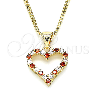 Gold Filled Gold-Filled Heart Necklace 04.156.0049.1.20 for wholesale, main product view