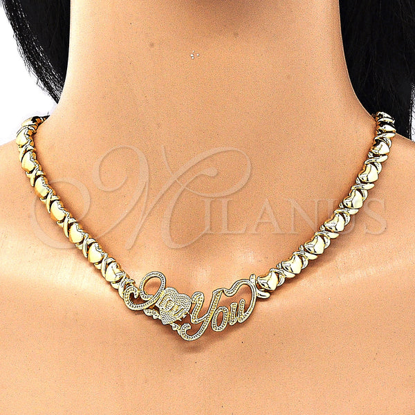 Gold Filled Ring — Necklace Bracelet and Earring Hugs and Kisses and — alternate product view — SKU 132487 | Oro Laminado anillo — Necklace Bracelet and Earring Hugs and Kisses and — SKU 132487