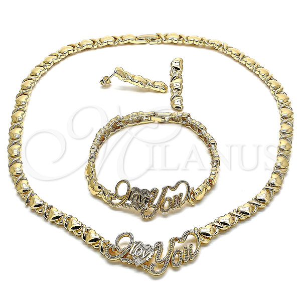 Gold Filled Ring — Necklace Bracelet and Earring Hugs and Kisses and — main product view — SKU 132487 | Oro Laminado anillo — Necklace Bracelet and Earring Hugs and Kisses and — SKU 132487