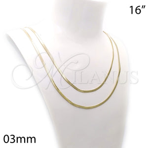 Gold Filled Ring — Basic Necklace Herringbone Design Polished 04. 03 MM — main product view — SKU 132515 | Oro Laminado anillo — básico Necklace Herringbone diseño pulido 04. 03 MM — SKU 132515