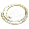 Oro Laminado Basic Necklace, Gold Filled Style Herringbone Design, Polished, Golden Finish, 04.213.0174.16 (04 MM Thickness, 16 Inches Length)