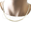 Oro Laminado Basic Necklace, Gold Filled Style Herringbone Design, Polished, Golden Finish, 04.213.0174.20 (04 MM Thickness, 20 Inches Length)