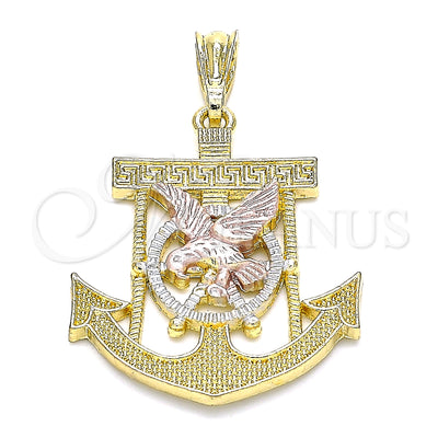 Gold-Filled Eagle and Anchor Pendant 05.351.0071.1 — main product image — SKU 132576 | Dije de Oro Laminado 05.351.0071.1 — imagen principal del producto — SKU 132576