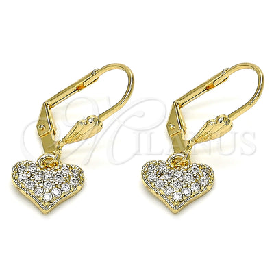 Gold Filled Gold-Filled Heart Earrings 02.210.0345 for wholesale, main product view