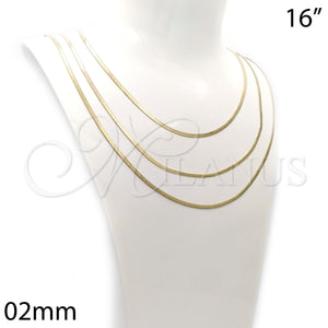 Gold Filled Ring — Basic Necklace Herringbone Design Polished 04. 02 MM — main product view — SKU 132663 | Oro Laminado anillo — básico Necklace Herringbone diseño pulido 04. 02 MM — SKU 132663