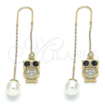 Gold Filled Gold-Filled Owl Earrings 02.210.0347 for wholesale, main product view