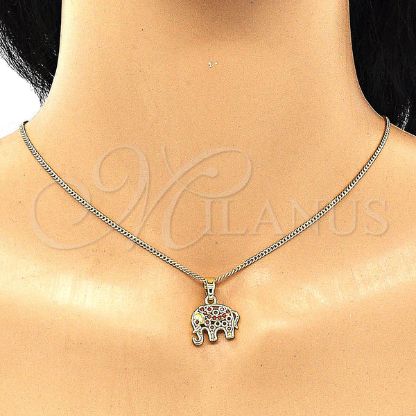 Gold Filled Ring — Earring and Pendant Adult Set Elephant Design with — alternate product view — SKU 132676 | Oro Laminado anillo — Earring and Pendant Adult Set Elephant diseño with — SKU 132676