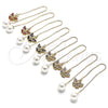Oro Laminado Threader Earring, Gold Filled Style Butterfly Design, with Garnet Crystal, Polished, Golden Finish, 02.253.0005