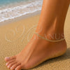 Oro Laminado Basic Anklet, Gold Filled Style Miami Cuban Design, Polished, Golden Finish, 04.63.1397.10 (120 Gauge, Thickness, 10 Inches Length)