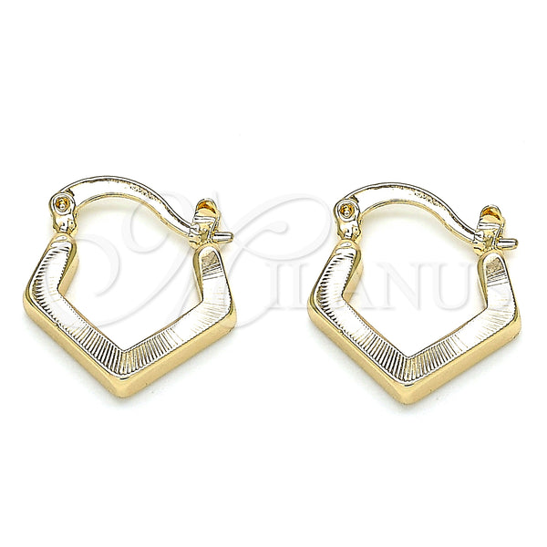 Gold Filled Hoop Earrings — Small Hoop Polished 02. — main product view — SKU 132732 | Oro Laminado aretes de aro — Small Hoop pulido 02. — SKU 132732
