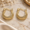 Oro Laminado Small Hoop, Gold Filled Style Polished, Golden Finish, 02.165.0183.15