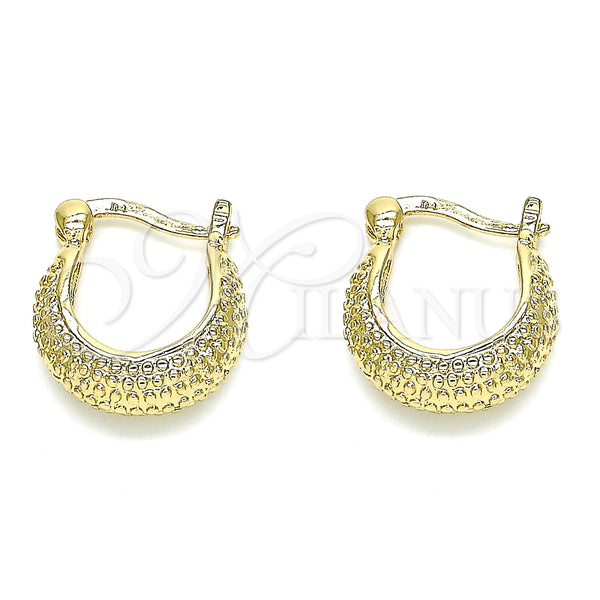 Gold Filled Hoop Earrings — Small Hoop Polished 02. — main product view — SKU 132736 | Oro Laminado aretes de aro — Small Hoop pulido 02. — SKU 132736