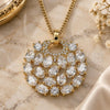 Oro Laminado Pendant Necklace, Gold Filled Style with White Cubic Zirconia, Polished, Golden Finish, 04.283.0019.20 (02 MM Thickness, 20 Inches Length)