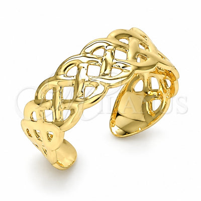 Oro Laminado Toe Ring, Gold Filled Style Polished, Golden Finish, 01.376.0001 (One size fits all)