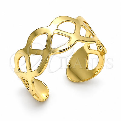 Oro Laminado Toe Ring, Gold Filled Style Polished, Golden Finish, 01.376.0003 (One size fits all)