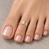 Oro Laminado Toe Ring, Gold Filled Style Polished, Golden Finish, 01.376.0004 (One size fits all)