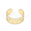 Oro Laminado Toe Ring, Gold Filled Style Polished, Golden Finish, 01.376.0004 (One size fits all)