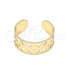Oro Laminado Toe Ring, Gold Filled Style Polished, Golden Finish, 01.376.0004 (One size fits all)