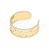 Oro Laminado Toe Ring, Gold Filled Style Polished, Golden Finish, 01.376.0004 (One size fits all)