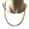 Oro Laminado Basic Necklace, Gold Filled Style Mariner Design, Polished, Golden Finish, 04.213.0187.24 (09 MM Thickness, 24 Inches Length)