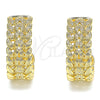 Oro Laminado Huggie Hoop, Gold Filled Style Polished, Golden Finish, 02.163.0089.20