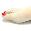 Oro Laminado Toe Ring, Gold Filled Style Dragon-Fly Design, Polished, Golden Finish, 01.117.0011 (One size fits all)