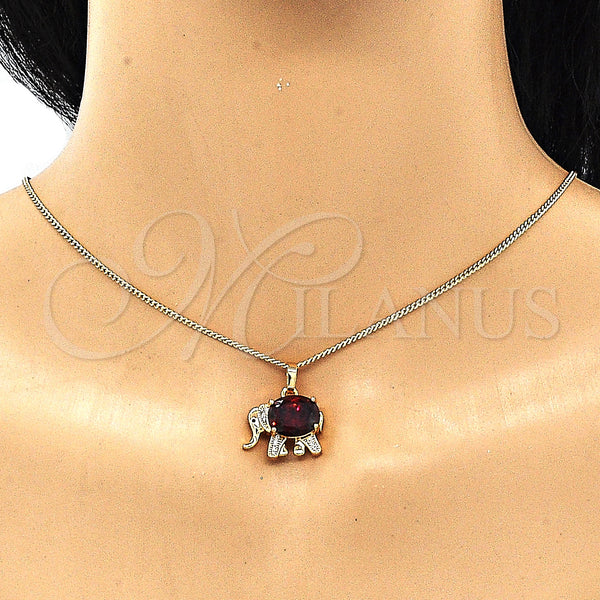 Gold Filled Ring — Earring and Pendant Adult Set Elephant Design with — alternate product view — SKU 132900 | Oro Laminado anillo — Earring and Pendant Adult Set Elephant diseño with — SKU 132900