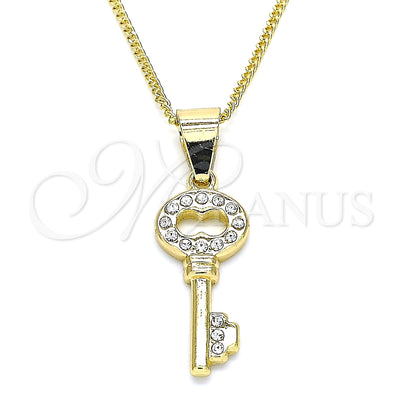 Gold Filled Gold-Filled Key Necklace 04.213.0193.20 for wholesale, main product view