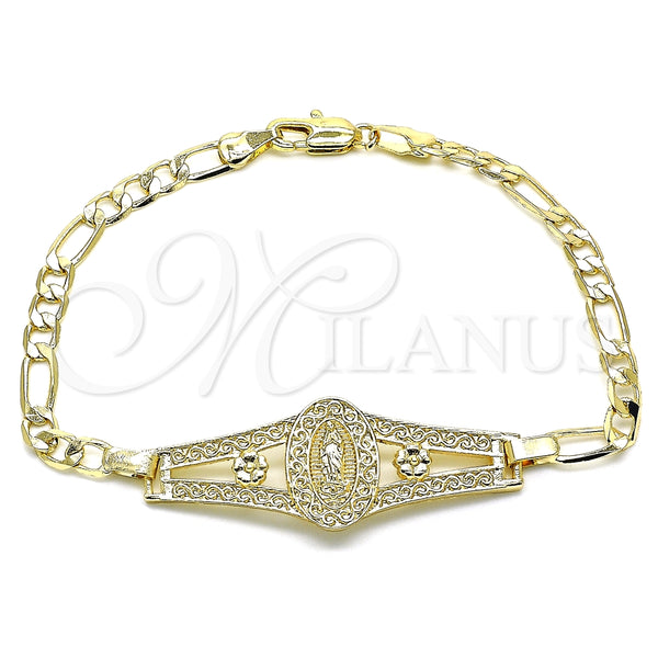Dorado Oro Laminado Pulsera, vista principal del producto por Mayoreo, vista principal del producto