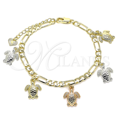 Gold-Filled Turtle Bracelet 03.351.0094.07 — main product image — SKU 133205 | Pulsera de Oro Laminado 03.351.0094.07 — imagen principal del producto — SKU 133205