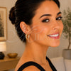 Oro Laminado Medium Hoop, Gold Filled Style Polished, Golden Finish, 02.170.0235.30