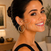 Oro Laminado Large Hoop, Gold Filled Style Polished, Golden Finish, 02.170.0235.60