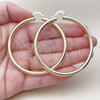 Oro Laminado Large Hoop, Gold Filled Style Polished, Golden Finish, 02.170.0235.60