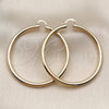 Oro Laminado Large Hoop, Gold Filled Style Polished, Golden Finish, 02.170.0235.60