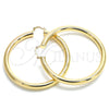 Oro Laminado Extra Large Hoop, Gold Filled Style Polished, Golden Finish, 02.170.0088.70