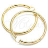 Oro Laminado Extra Large Hoop, Gold Filled Style Hollow Design, Polished, Golden Finish, 02.170.0088.90