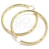 Oro Laminado Extra Large Hoop, Gold Filled Style Hollow Design, Polished, Golden Finish, 02.170.0314.80