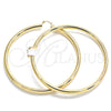 Oro Laminado Extra Large Hoop, Gold Filled Style Polished, Golden Finish, 02.170.0314.90