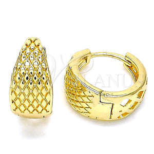 Gold Filled Hoop Earrings — Huggie Hoop Polished 02. — main product view — SKU 133271 | Oro Laminado aretes de aro — Huggie Hoop pulido 02. — SKU 133271