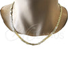 Oro Laminado Basic Necklace, Gold Filled Style Matte Finish, Golden Finish, 04.63.1365.20 (06 MM Thickness, 20 Inches Length)