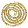 Oro Laminado Basic Necklace, Gold Filled Style Polished, Golden Finish, 04.63.1403.24 (Thickness, 24 Inches Length)